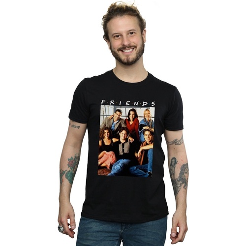 Abbigliamento Uomo T-shirts a maniche lunghe Friends Group Photo Window Nero