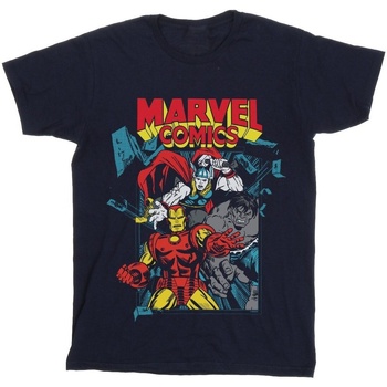 Abbigliamento Bambino T-shirt maniche corte Marvel Trio Pose Blu