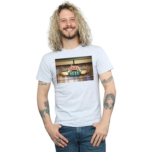 Abbigliamento Uomo T-shirts a maniche lunghe Friends Central Perk Photo Grigio