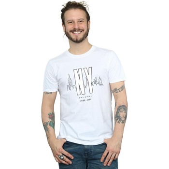 Abbigliamento Uomo T-shirts a maniche lunghe Friends NY City Bianco