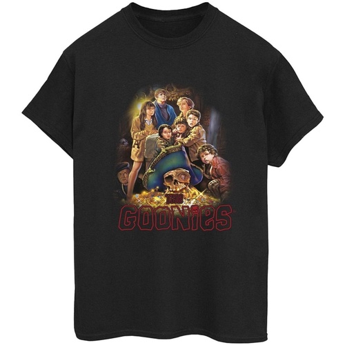 Abbigliamento Donna T-shirts a maniche lunghe Goonies Family Poster Nero
