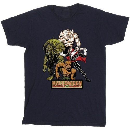 Abbigliamento Bambino T-shirt maniche corte Marvel Halloween Monsters Blu