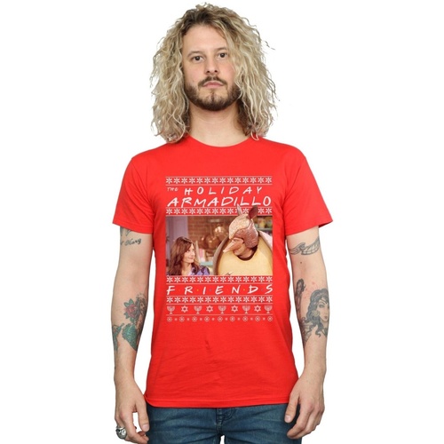 Abbigliamento Uomo T-shirts a maniche lunghe Friends Fair Isle Holiday Armadillo Rosso