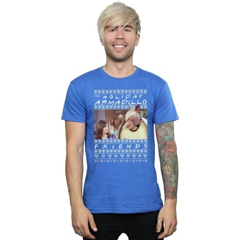 Abbigliamento Uomo T-shirts a maniche lunghe Friends Fair Isle Holiday Armadillo Blu