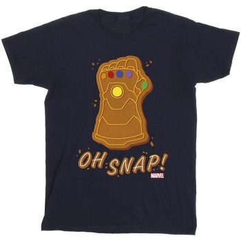 Abbigliamento Bambino T-shirt maniche corte Marvel Thanos Oh Snap Blu
