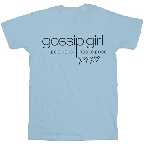 Abbigliamento Donna T-shirts a maniche lunghe Gossip Girl Popularity Has It's Price Blu