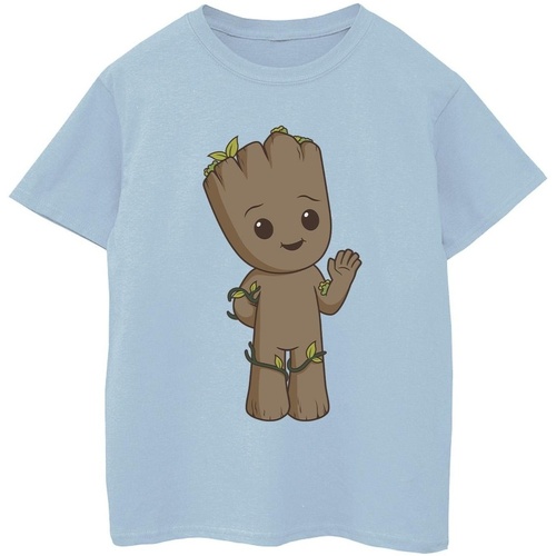 Abbigliamento Bambino T-shirt & Polo Marvel I Am Groot Cute Groot Blu