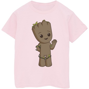 Abbigliamento Bambino T-shirt maniche corte Marvel I Am Groot Cute Groot Rosso