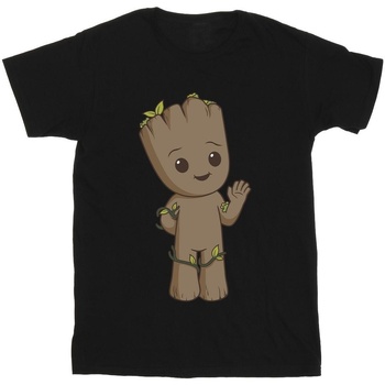 Abbigliamento Bambino T-shirt maniche corte Marvel I Am Groot Cute Groot Nero