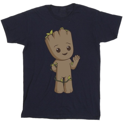 Abbigliamento Bambino T-shirt maniche corte Marvel I Am Groot Cute Groot Blu
