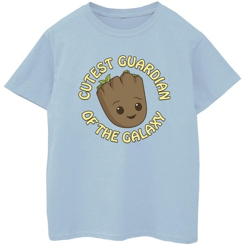 Abbigliamento Bambino T-shirt & Polo Marvel I Am Groot Cutest Guardian Blu