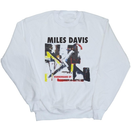 Abbigliamento Donna Felpe Miles Davis Rubberband EP Bianco