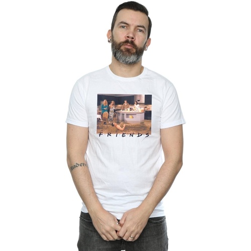 Abbigliamento Uomo T-shirts a maniche lunghe Friends Joey Mermaid Bianco