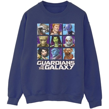Abbigliamento Uomo Felpe Guardians Of The Galaxy Character Squares Blu
