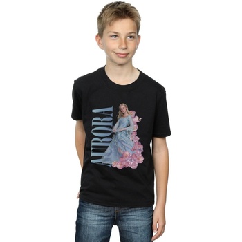 Abbigliamento Bambino T-shirt maniche corte Disney Maleficent Mistress Of Evil Aurora Homage Nero