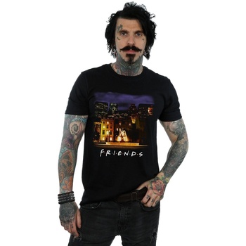 Abbigliamento Uomo T-shirts a maniche lunghe Friends Nightime Fountain Nero