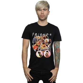 Abbigliamento Uomo T-shirts a maniche lunghe Friends Forever Collage Nero