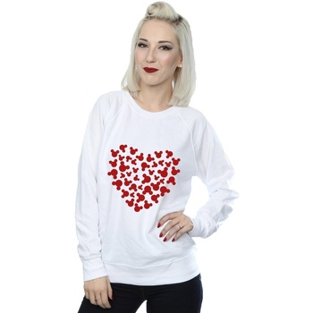 Disney Mickey Mouse Heart Silhouette Bianco