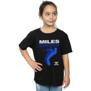 Abbigliamento Bambina T-shirts a maniche lunghe Miles Davis Kind Of Blue Nero