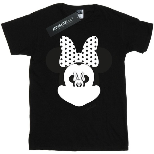 Abbigliamento Bambina T-shirts a maniche lunghe Disney Minnie Mouse Mirror Illusion Nero