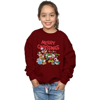 Abbigliamento Bambina Felpe Disney Mickey And Friends Winter Wishes Multicolore