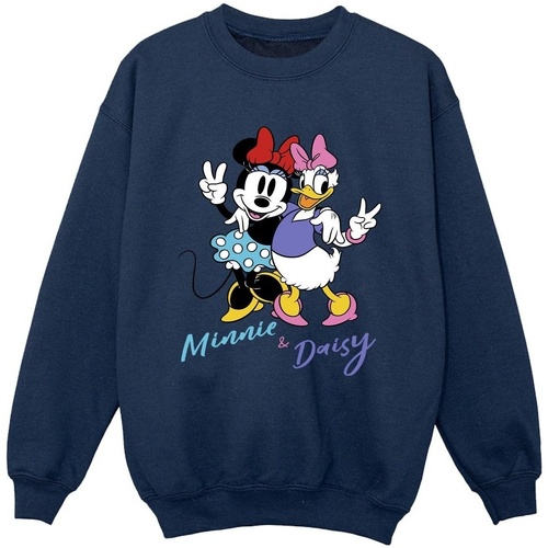 Abbigliamento Bambino Felpe Disney Minnie Mouse And Daisy Blu
