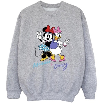 Abbigliamento Bambino Felpe Disney Minnie Mouse And Daisy Grigio