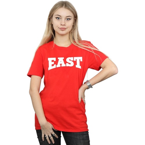 Abbigliamento Donna T-shirts a maniche lunghe Disney High School Musical The Musical East High Rosso