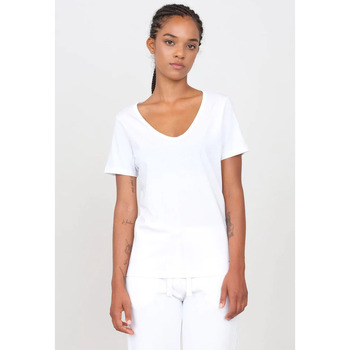 Abbigliamento Donna T-shirt maniche corte Own Off White Nature OWN-LTS203 Bianco