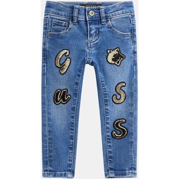Abbigliamento Bambina Jeans slim Guess K3BA00D4CAO 2000000376073 Blu
