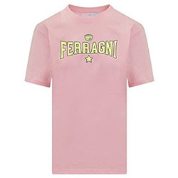 Abbigliamento Donna T-shirt & Polo Chiara Ferragni 74CBHT02CJT00439 Rosa