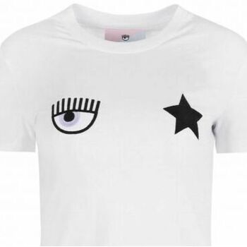 Abbigliamento Donna T-shirt & Polo Chiara Ferragni 72CBHT17CJT00003 Bianco