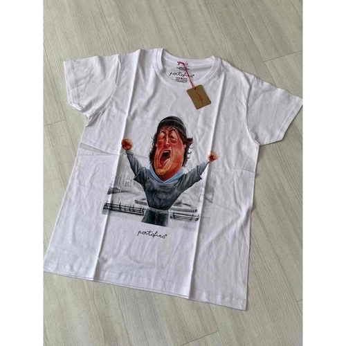 Abbigliamento T-shirt maniche corte Portofino 048ROCKY 2000000411132 Bianco