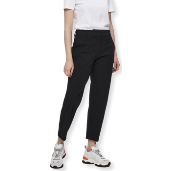 Selected W Noos Ria Trousers - Black Nero