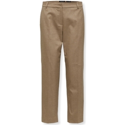 Abbigliamento Donna Pantaloni Selected W Noos Ria Trousers - Camel Marrone