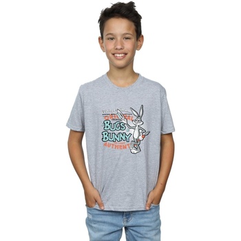 Abbigliamento Bambino T-shirt maniche corte Dessins Animés Vintage Bugs Bunny Grigio