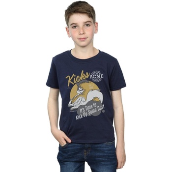 Abbigliamento Bambino T-shirt maniche corte Dessins Animés Road Runner Kicks Blu