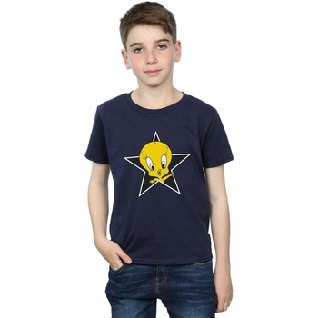 Abbigliamento Bambino T-shirt maniche corte Dessins Animés Tweety Pie Star Blu