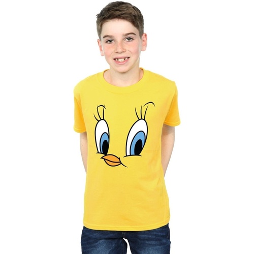 Abbigliamento Bambino T-shirt maniche corte Dessins Animés Tweety Pie Face Multicolore