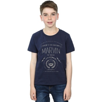 Abbigliamento Bambino T-shirt maniche corte Dessins Animés Marvin The Martian Where's The Kaboom Blu