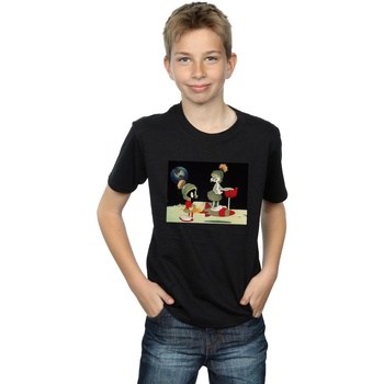 Abbigliamento Bambino T-shirt & Polo Dessins Animés Bugs Bunny Spaced Nero