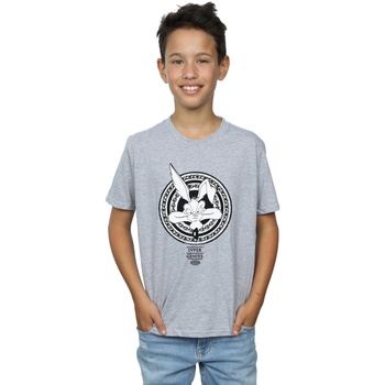 Abbigliamento Bambino T-shirt maniche corte Dessins Animés Wile E Coyote Super Genius Grigio