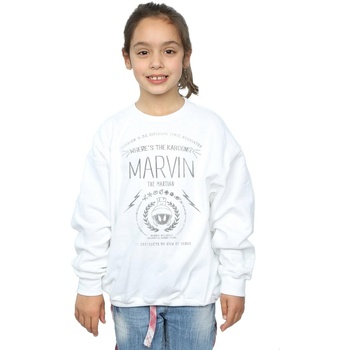 Abbigliamento Bambina Felpe Dessins Animés Marvin The Martian Where's The Kaboom Bianco