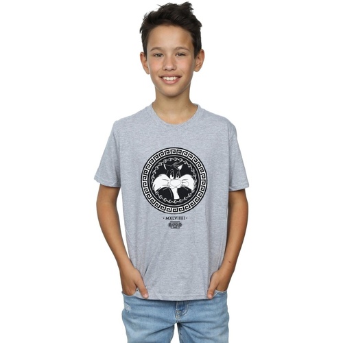 Abbigliamento Bambino T-shirt & Polo Dessins Animés Sylvester Greek Circle Grigio