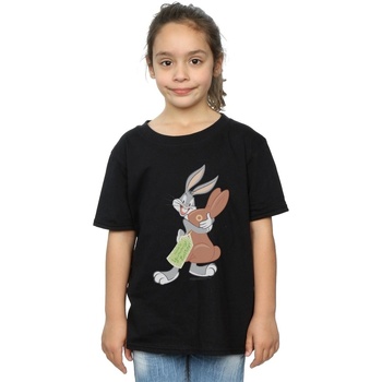 Abbigliamento Bambina T-shirts a maniche lunghe Dessins Animés BI24654 Nero