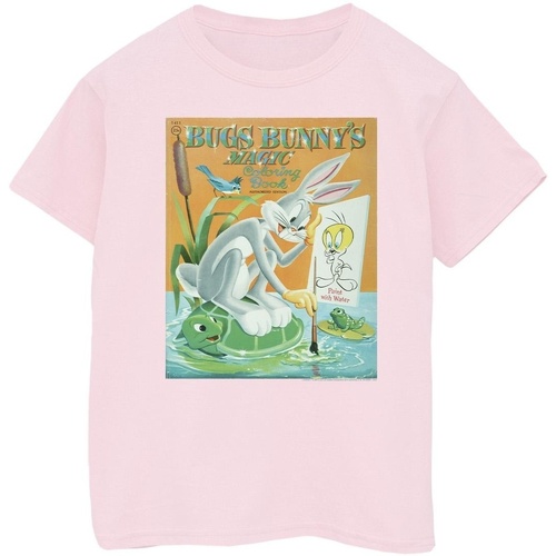 Abbigliamento Bambina T-shirts a maniche lunghe Dessins Animés Bugs Bunny Colouring Book Rosso