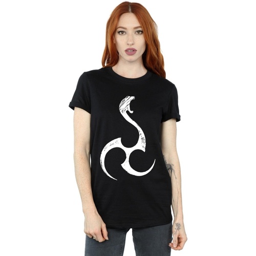 Abbigliamento Donna T-shirts a maniche lunghe Harry Potter Dark Arts Nero