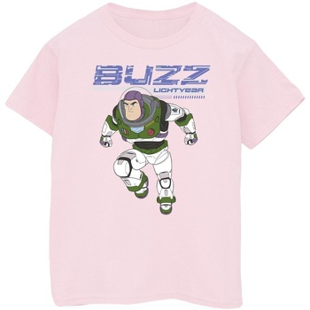 Abbigliamento Bambina T-shirts a maniche lunghe Disney Lightyear Buzz Jump To Action Rosso