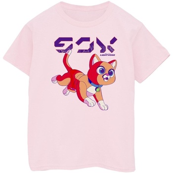 Abbigliamento Bambina T-shirts a maniche lunghe Disney Lightyear Sox Digital Cute Rosso