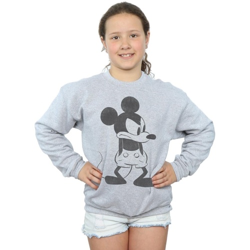 Abbigliamento Bambina Felpe Disney Mickey Mouse Angry Grigio